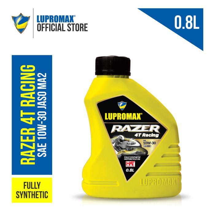 Lupromax Razer 4T Racing 10W30 JASO MA2 Oli Motor - 800 ml