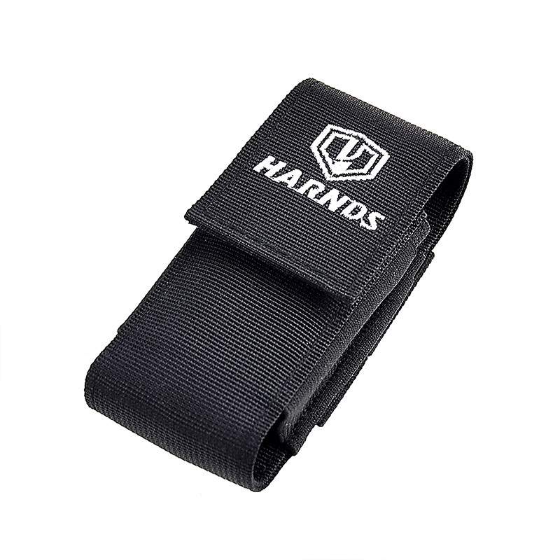 HARNDS AK4011 Universal Nylon Sheath with Belt Clip Multi Tool Holster with Elastic Side Panels EDC