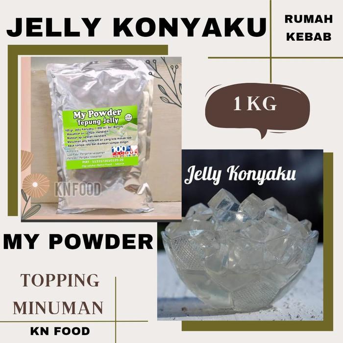 Jelly Powder Jelly Konyaku Bubuk Jelly Powder 1000 Grm
