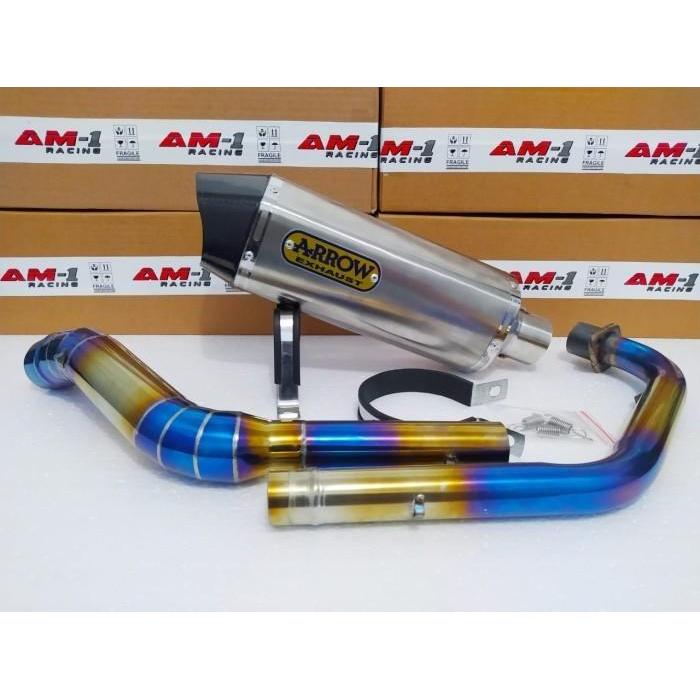 Knalpot Racing Bluemoon Arrow Satria F Fu 150 Sonic Tiger Fi Karbu