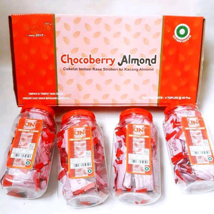 d'king choco bery Chocolate Amond Snacks Food