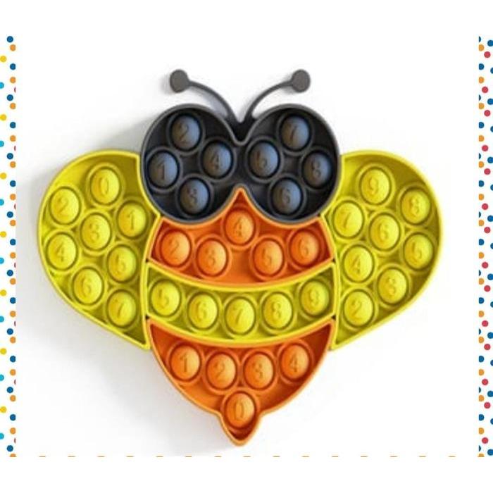 ` pop it fidget toy popit pop bubble push Puzzle Kumbang Kupu2 Owl