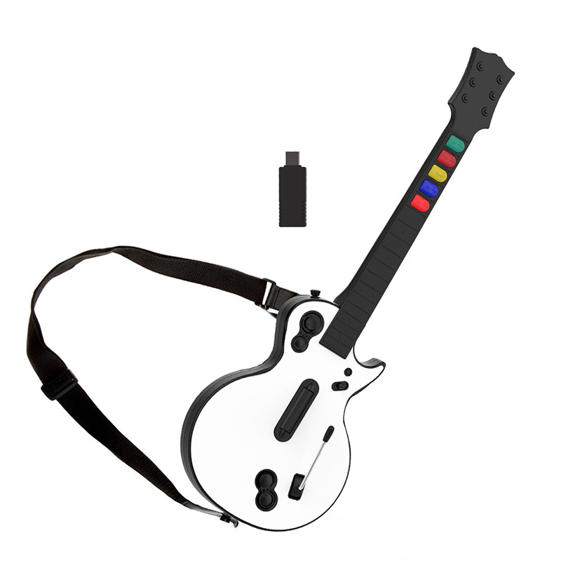 Wireless Guitar Hero Controller for PC PS3 Compatible With Clone Hero Rock Band Games Remote
