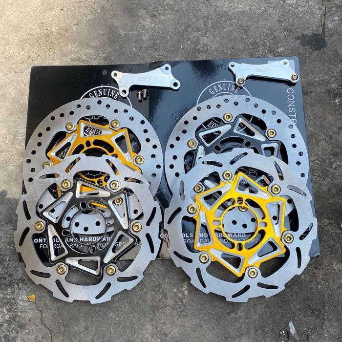 Disc 260mm + Adaptor Disc winner GTR CNC lubang 4 original CRG Vario 110 Vario 125/150 old Beat