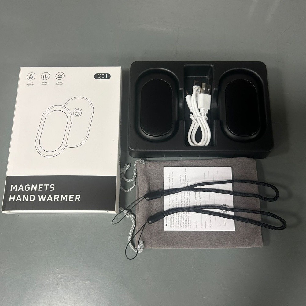 Portable Magnetic Hand Warmer Split 2in1 USB Charging Power Bank Heating Rechargeable Hand Warmer