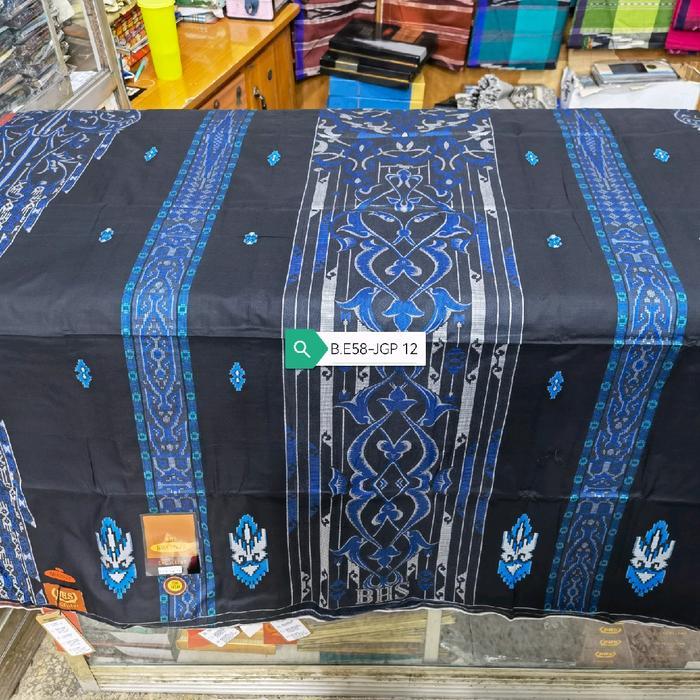 Bisa Cod - Sarung Bhs Excellent Bronze E58 Jaguard Jgp & Jgo Songket Sutra Mewah Elegant