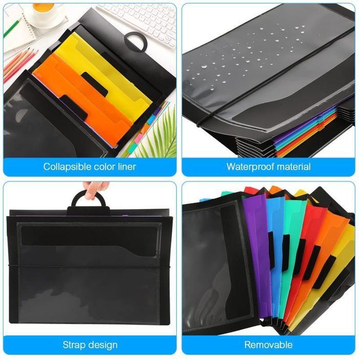 A4 TAS DOKUMEN ANTI AIR RAK FILE GANTUNG WARNA FOLDER FILE DOKUMEN