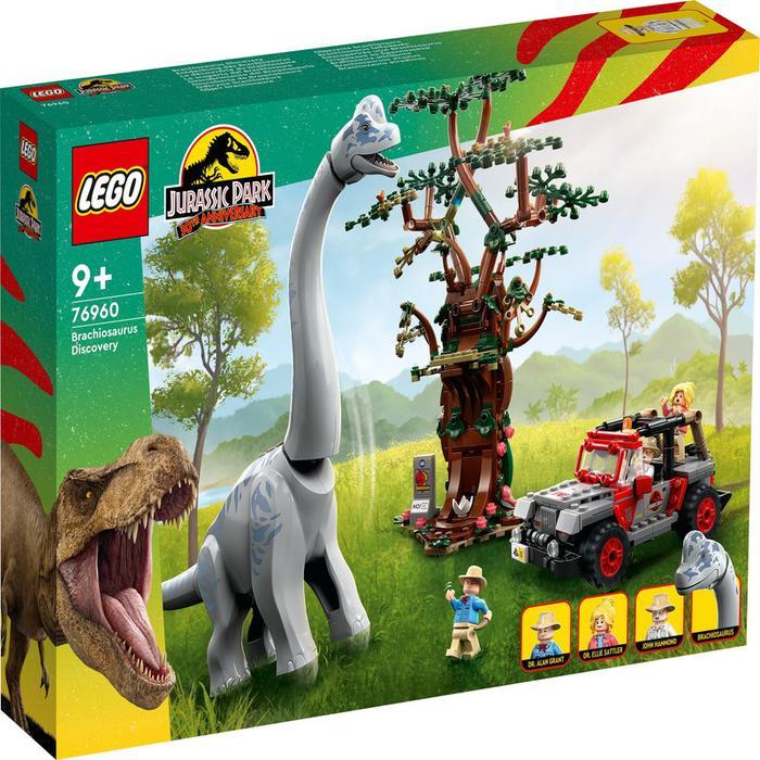 LEGO Jurassic World 76960 Brachiosaurus Discovery Building Toy Set