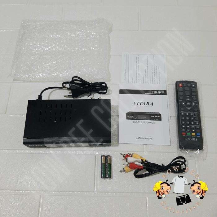 Set Top Box Tv Digital - Vitara 218T2 - Stb Penguat Signal Tv