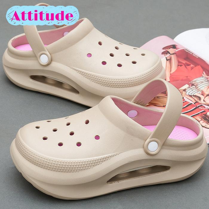 Attitude 2025 Sandal Wanita Sepatu Dewasa Sandal Sandal Sandal Gaya Korea Ukuran 36-41