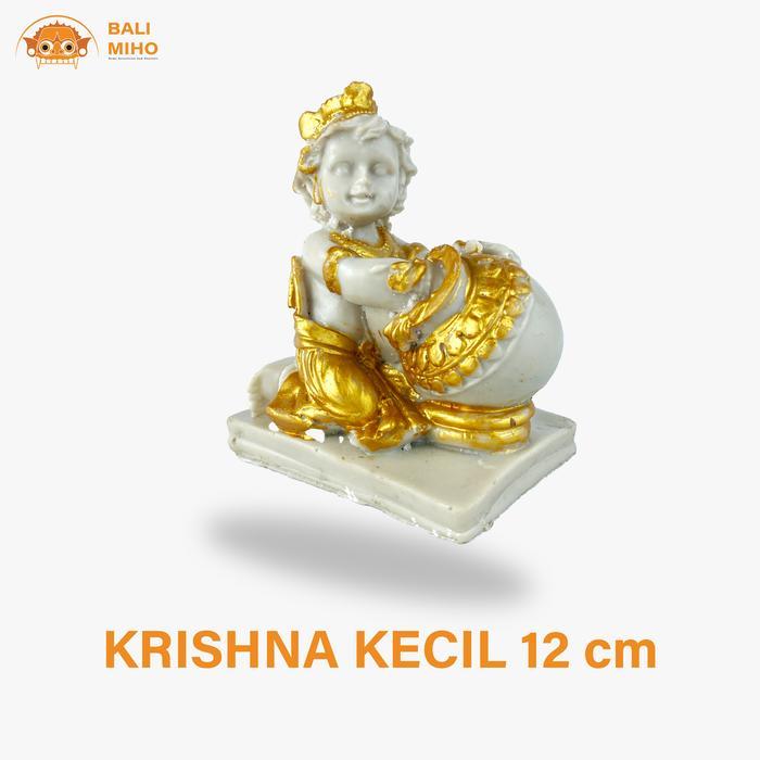 Patung Baby Krishna 12 cm - Patung Krishna - Patung Dewa Krishna