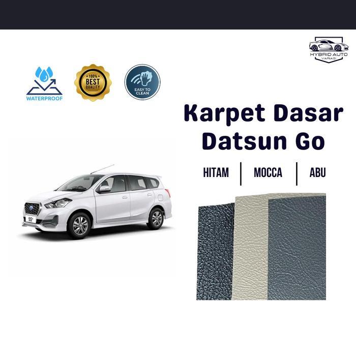 Karpet Dasar Mobil Datsun Go Panca Plus Tebal Bahan Anti Air/ Karpet Lantai Mobil Kulit Car