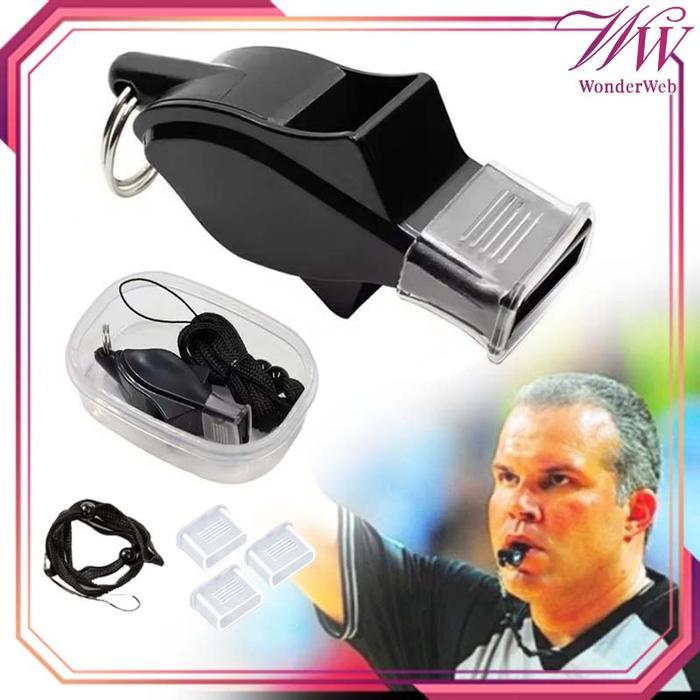 Peluit Wasit Pro Pluit Olahraga Dolphin Peluit Wasit Sepak Bola Peluit Outdoor Hitam Peluit Pelatih