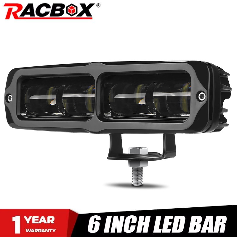 6 inch LED Light Bar 6D 7D Lens 30W LED Bar Offroad Work Light Driving Fog Light For 4x4 Car Truck