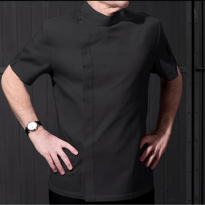 Baju Chef 04 Seragam Restoran Jacet Chef Koki Abu Putih Safety Hitam Kerja Pria Navy Wearpack Dril