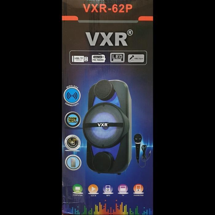 Speaker Portable 6,5 inch, Bluetooth + Bonus Mic VXR62P