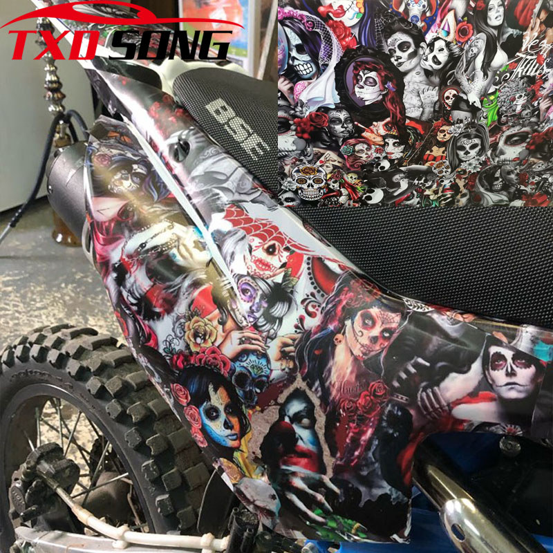 New Bomb Vinyl Sticker on Car DIY Graffiti Sticker Bomb Wrap Car