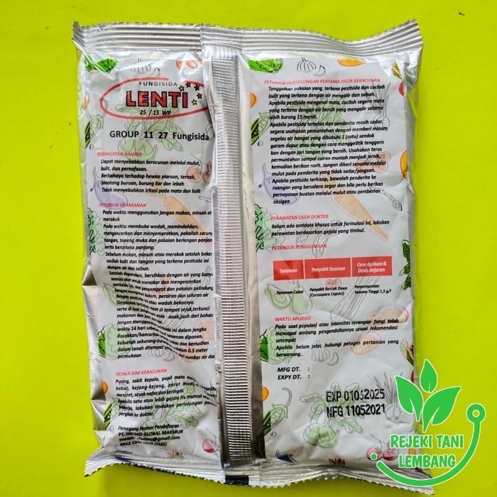 lumercok99 COD FUNGISIDA LENTI 25/15 WP 100GR PEMBASMI PENYAKIT JAMUR TANAMAN HARGA YG TERTERA UNTUK