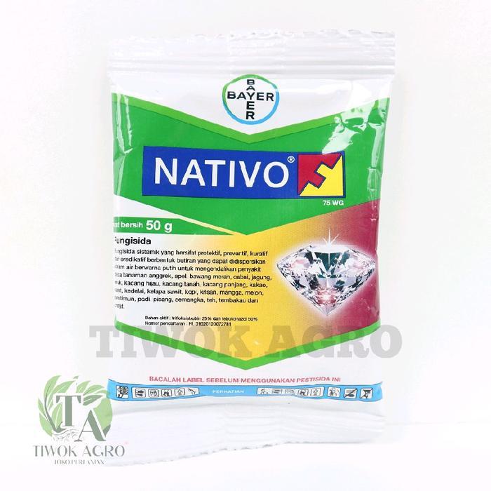 mataharitaman99 Fungisida Nativo 75 WG 50 gr: Fungisida Sistemik Plus ZPT untuk Semua Jenis Tanaman