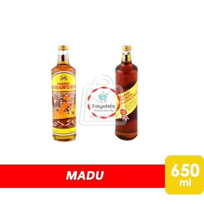 READY STOCK Madu Nusantara / Madu Lebah / Madu Randu (Botol Kaca 650ml) - Super 650ml- Anita Online