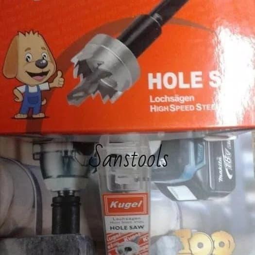Holesaw Kugel 35Mm Hss Mata Bor Plong Hole Saw 35 Mm Besi Plat Pvc Ori -Gratisongkir