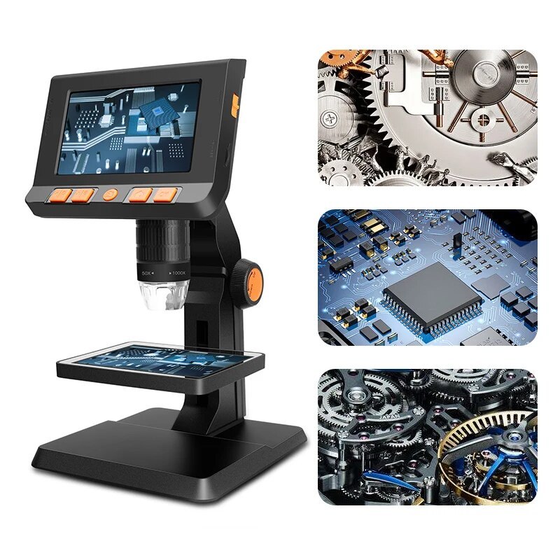 . 1000X Lcd Digital Coin Microscope For Error Coins With 4.3 Inch -