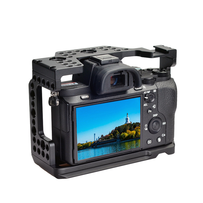 . For Sony A7 Iii/A7R Iii/A7 Ii/A9 Cage Rig Nato Rail Arca Swiss Plate -