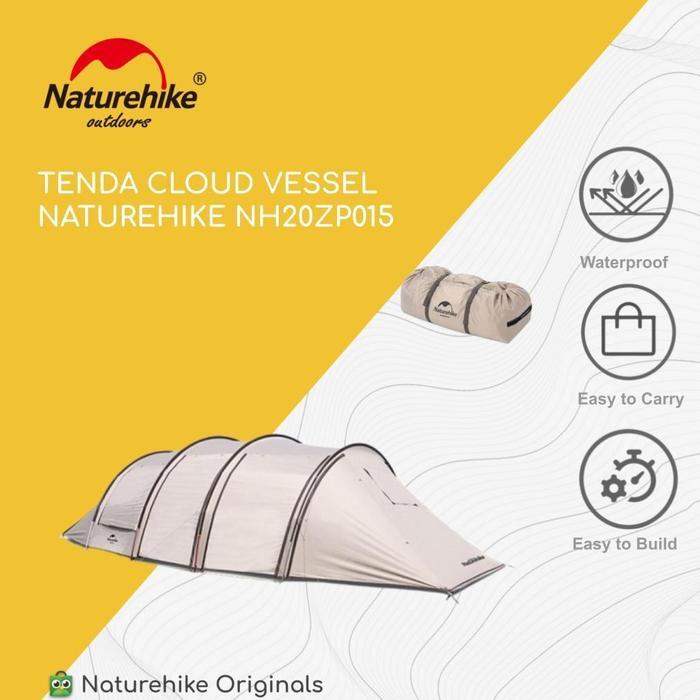 TENDA CAMPING / GLAMPING / TUNNEL CLOUD VESSEL NATUREHIKE NH20ZP015