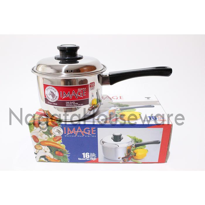 Panci Saus Stainless / Panci Zebra / Panci Susu Stenlis Sauce Pan 16cm H Zebra 166304