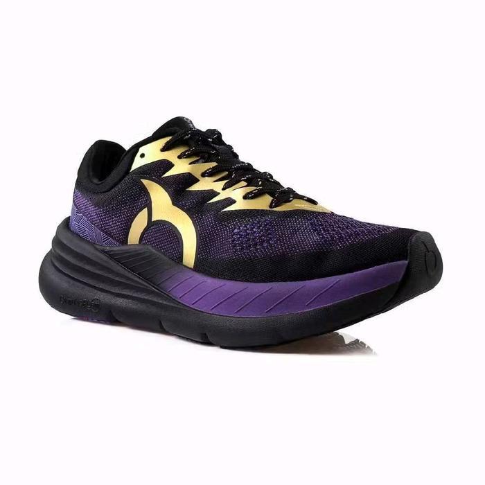 Sepatu Ortus Eight Running Marvel Hitam Ungu Hyperglide 2.0 Sepatu Olahraga Sepatu Lari Pria Dan