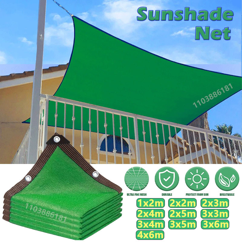 Outdoor garden sunshade net, terrace sunshade, camping sunshade net, UV protection, HDPE sunscreen