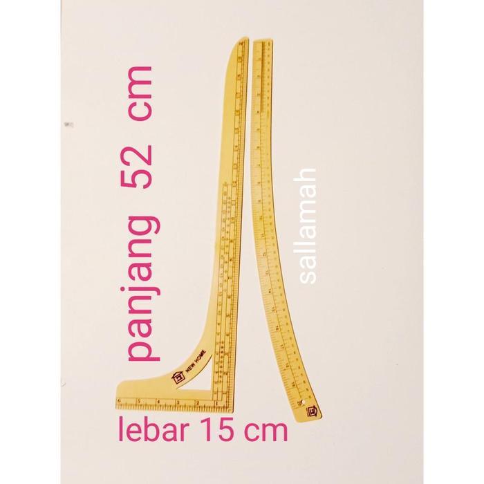 penggaris pola jahit 1 set penggaris pola besar