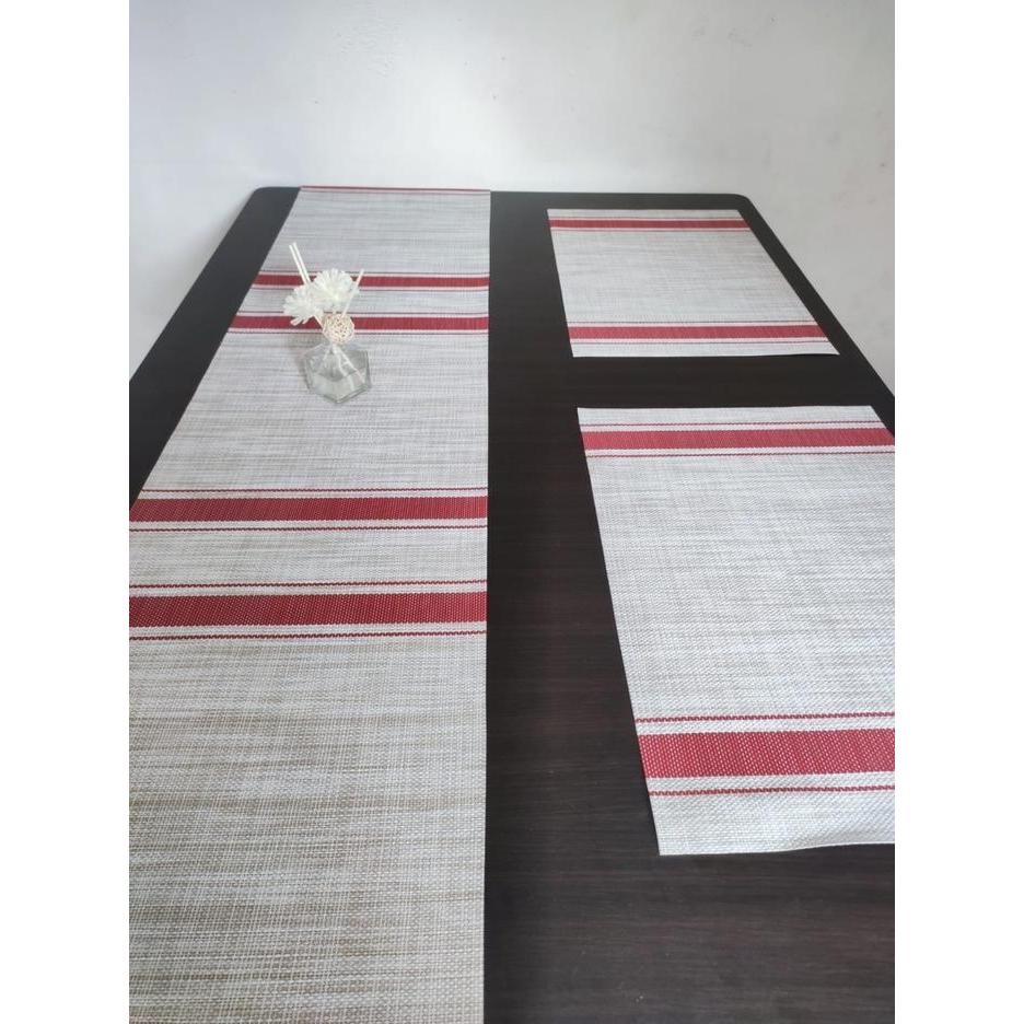 Taplak Meja Makan Panjang / Table Runner PVC