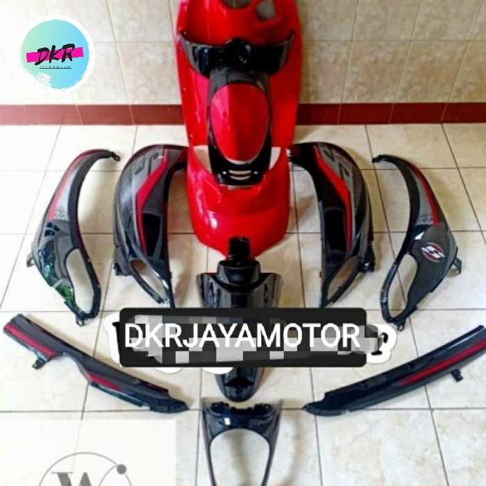 FULL SET KOMPLIT BODY HALUS HONDA SCOOPY FI 2013 - 2016