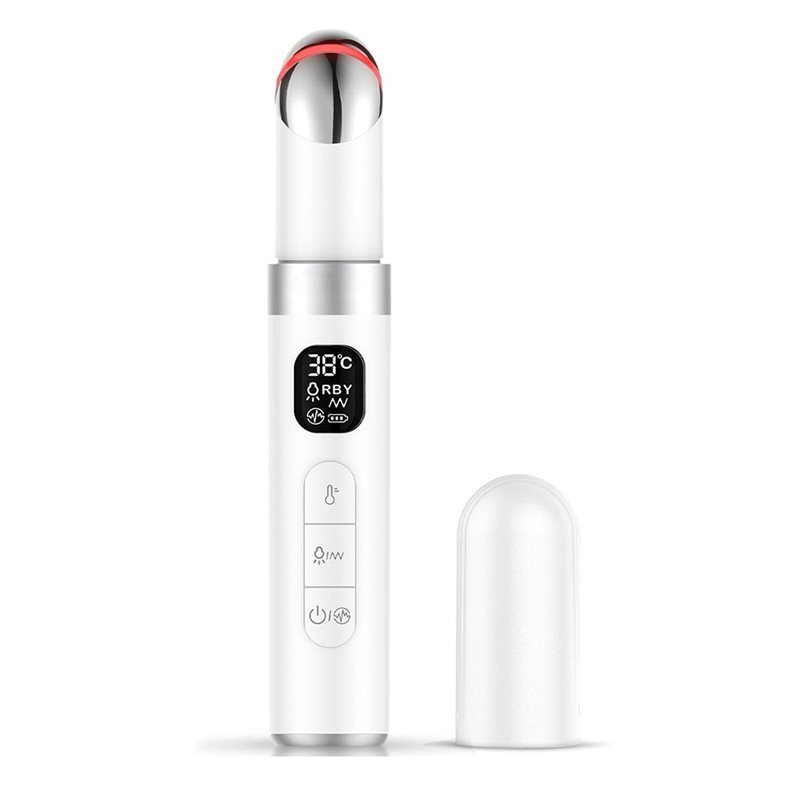 RECOMMENDElectric Eye Massager EMS Microcurrent Reduce Eye Wrinkles Remove Dark Circles Hot