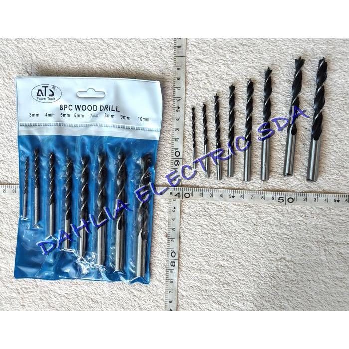 MATA BOR KAYU 1 SET (8 Pcs) ATS