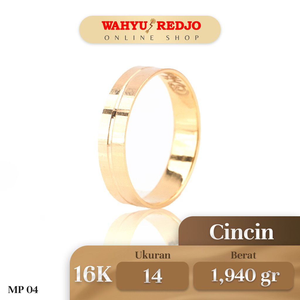 Cincin Emas  Kadar 16K Wahyu Redjo CC-16K 30026449