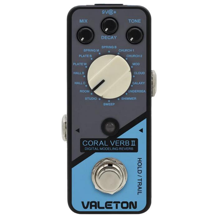 MURAH VALETON CORAL VERB II 2 DIGITAL MODELLING REVERB PEDAL EFEK GITAR BMJ