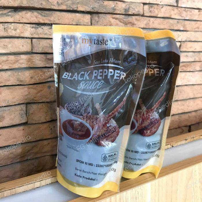 Saus Blackpepper Steak / Saus Bumbu Lada Hitam My Taste Halal Terlaris