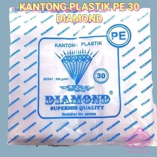 Kantong Plastik Pe Bening Diamond / Kantong Kresek Bening Diamond Terpercaya