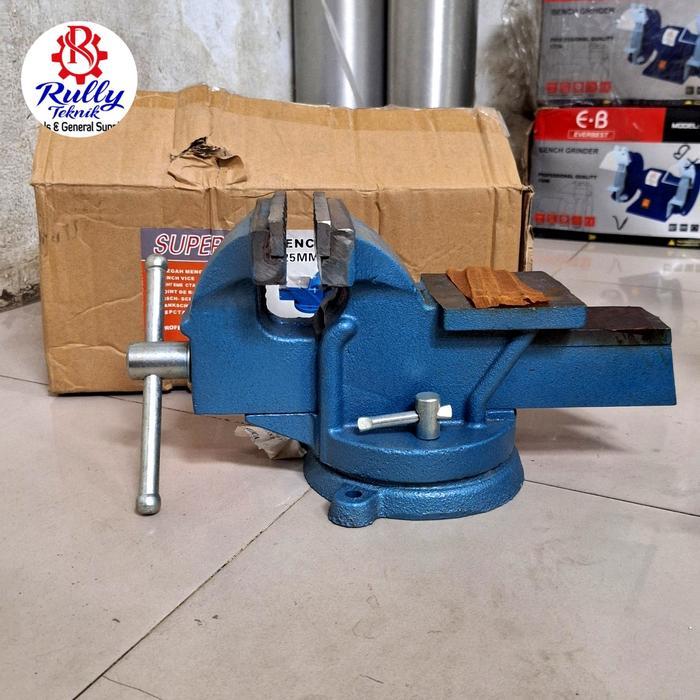 CATOK PARON 5 INCH HEAVY DUTY / RAGUM DUDUK BENCH VICE 125MM SUPER BERAT 11KG GOOD QUALITY