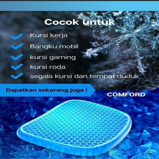 Neo COMFORD Original Alas Duduk Sejuk Gel Silicon Ternyaman + Sarung