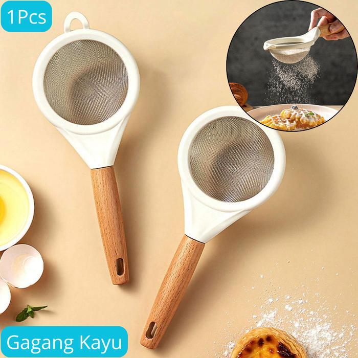 Sale Penyaring Icing Ayakan Tepung Saringan Makanan Minuman Mesh Strainer Stainless Steel