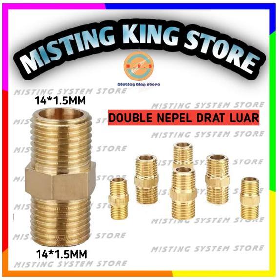 DOUBLE NEPEL 14 X 14MM SOCK DRAT LUAR M14 SPRAYER