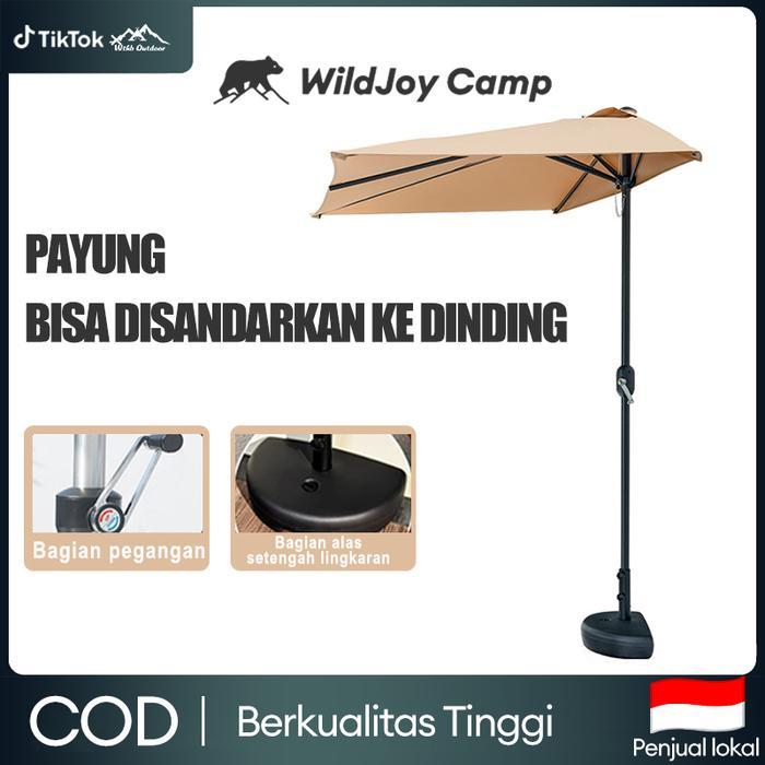WildJoy Camp Payung Tenda Lipat Payung Di Dinding Payung Gantung/Taman/Cafe/Pantai Payung Teduh