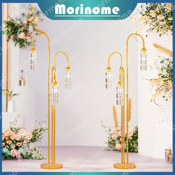 READY Garansi & COD 2Set Lampu Dekorasi Pelaminan Rumbai Lampu Dekorasi Wedding 150cm Standing Lampu