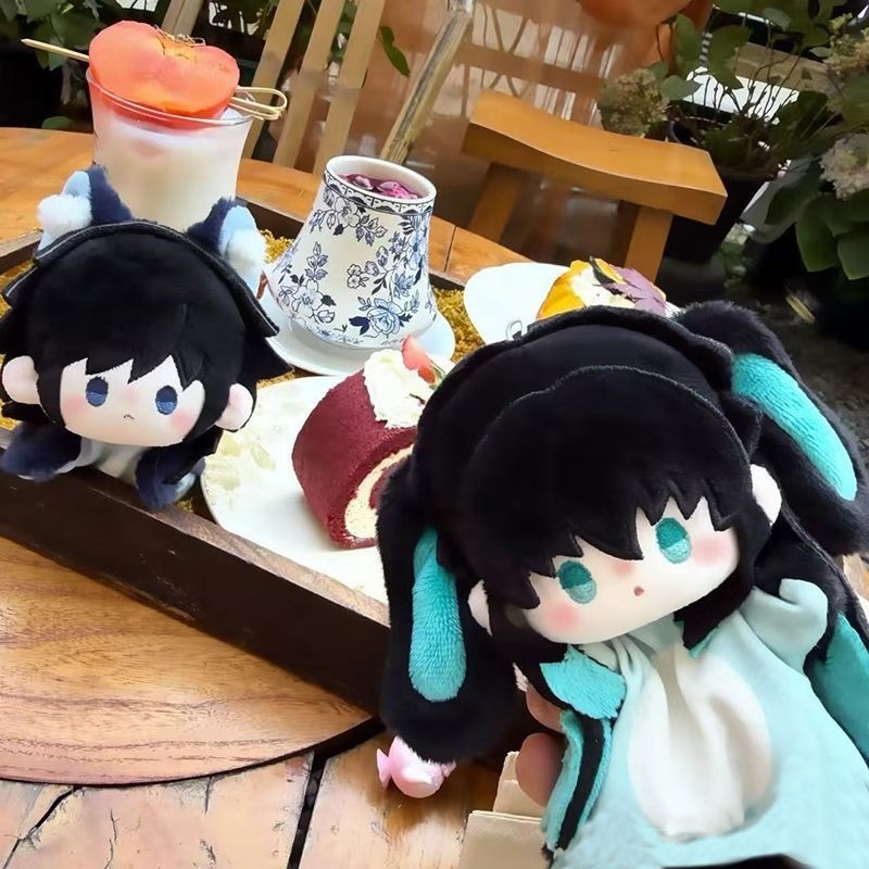 Demon Slayer Tokitru Muichiro's Attributes Cotton Doll 15cm Pinchable Tokitru Cute Doll Birthday