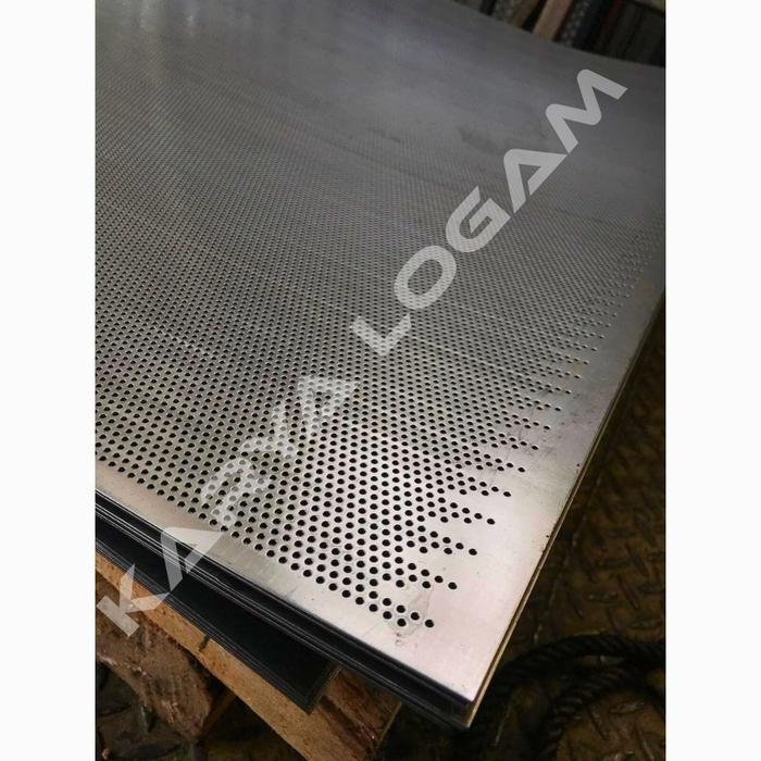 Plat Lubang Besi / Perforated 1mm x 1.2 M x 2.4 M x dia. lubang 2 mm - 2.5 mm
