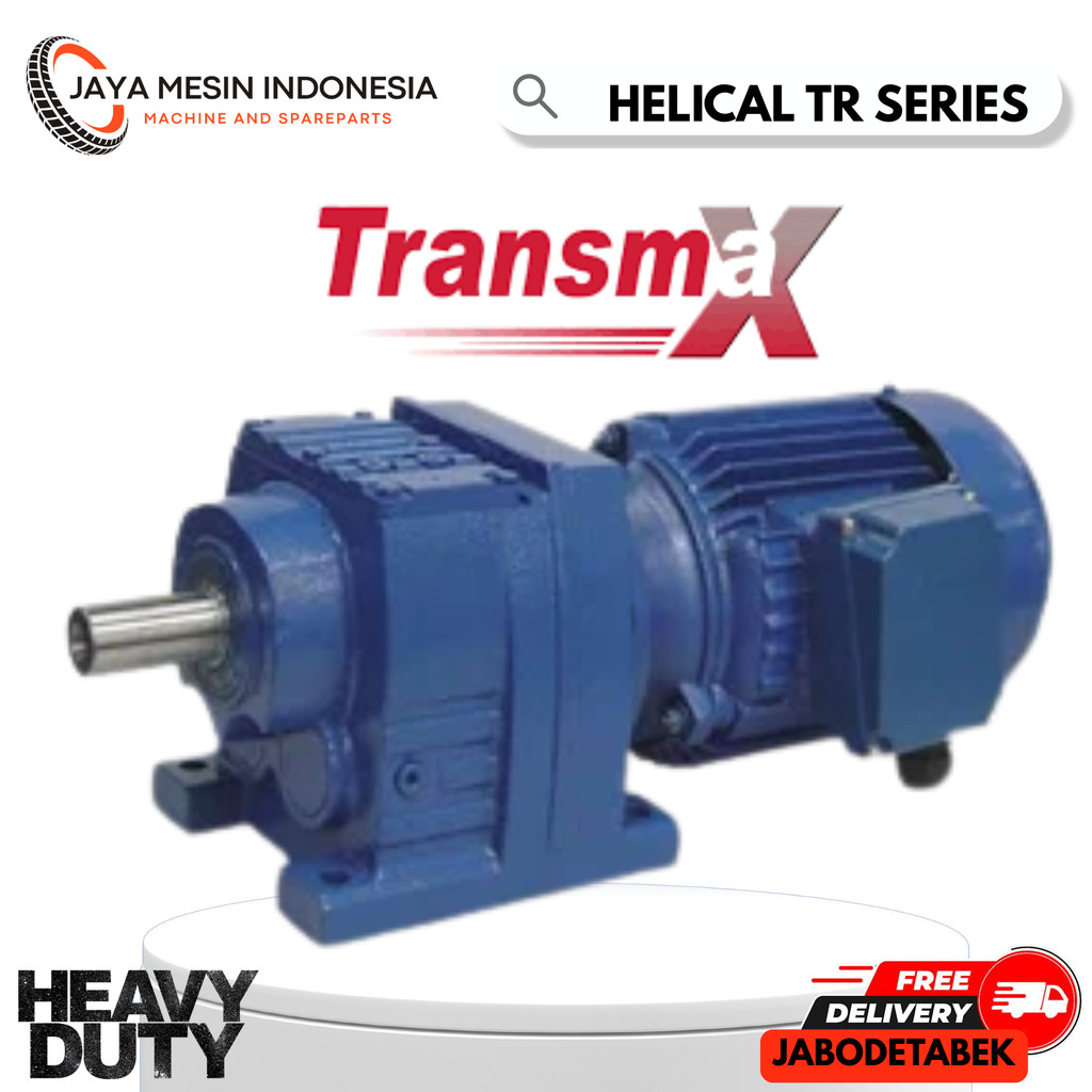 GEAR TRANSMAX HELICAL TR 47 YDA80N4 0.75KW / 1HP GEAR BOX TRANSMAX/ GEARBOX DINAMO/ GEAR BOX DINAMO 