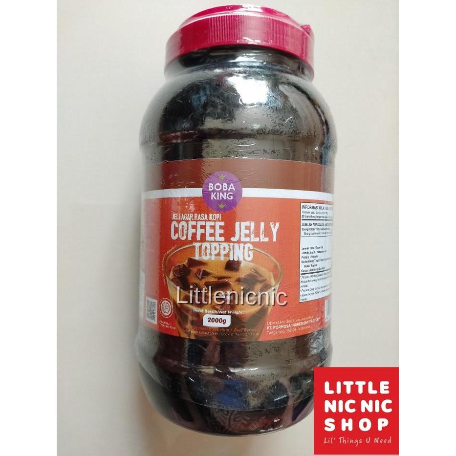 Boba King Coffee Jelly Topping Toping Jeli Rasa Kopi